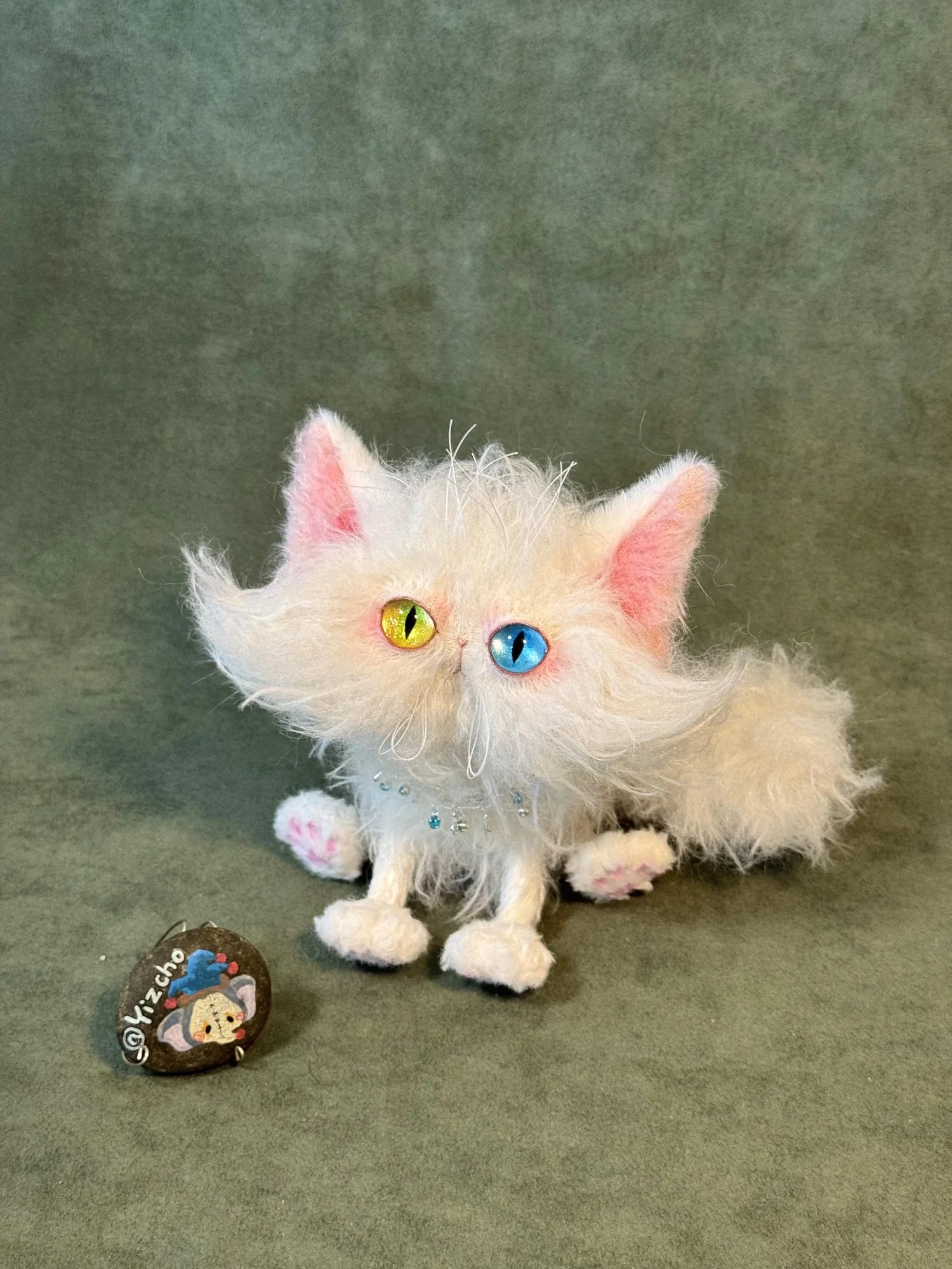 Three Mihuatangs - OOAK Handmade Fluffy Art Doll Set by Yizcho