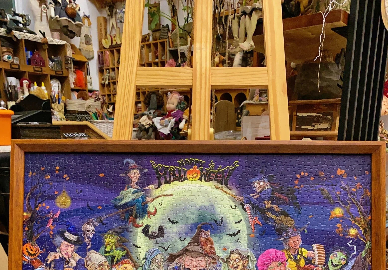 The Witch's Last Supper - 1000 Piece Jigsaw Puzzle - Handcrafted Artisan Collectible - SoftLore