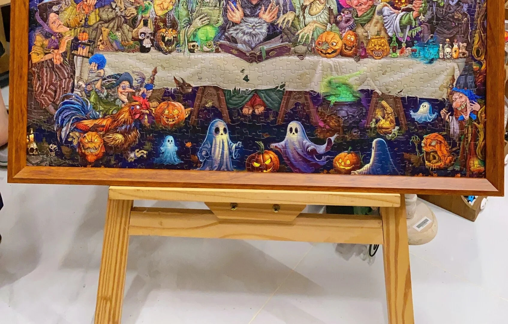 The Witch's Last Supper - 1000 Piece Jigsaw Puzzle - Handcrafted Artisan Collectible - SoftLore