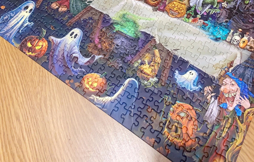 The Witch's Last Supper - 1000 Piece Jigsaw Puzzle - Handcrafted Artisan Collectible - SoftLore