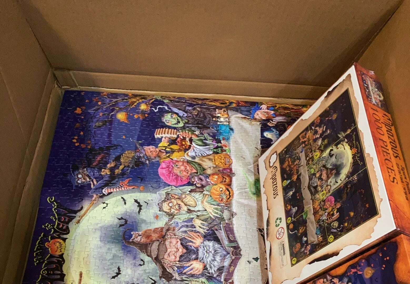 The Witch's Last Supper - 1000 Piece Jigsaw Puzzle - Handcrafted Artisan Collectible - SoftLore