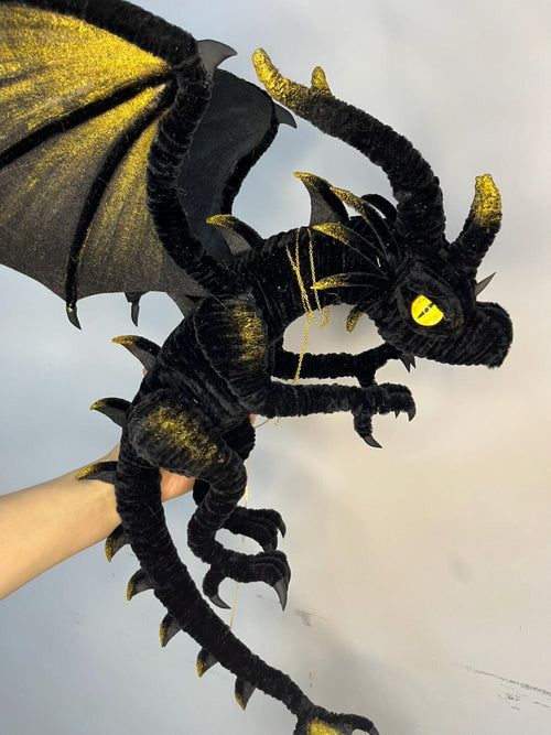 Black Dragon Art Doll DIY Kit - Poseable Fantasy Creature Craft Tutorial