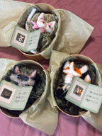 OOAK Siamese Cat Artist Doll by Yizcho - Handcrafted Artisan Collectible - SoftLore