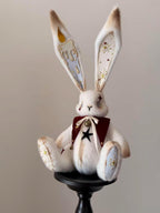 Christmas Carol Rabbit Sewing Kit - Gothic Celestial Plush Bunny Craft