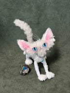 Ocean Secret - Handmade Kitten Princess Art Doll