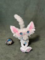 Ocean Secret - Handmade Kitten Princess Art Doll