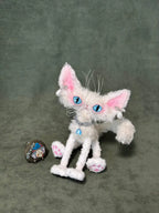 Ocean Secret - Handmade Kitten Princess Art Doll
