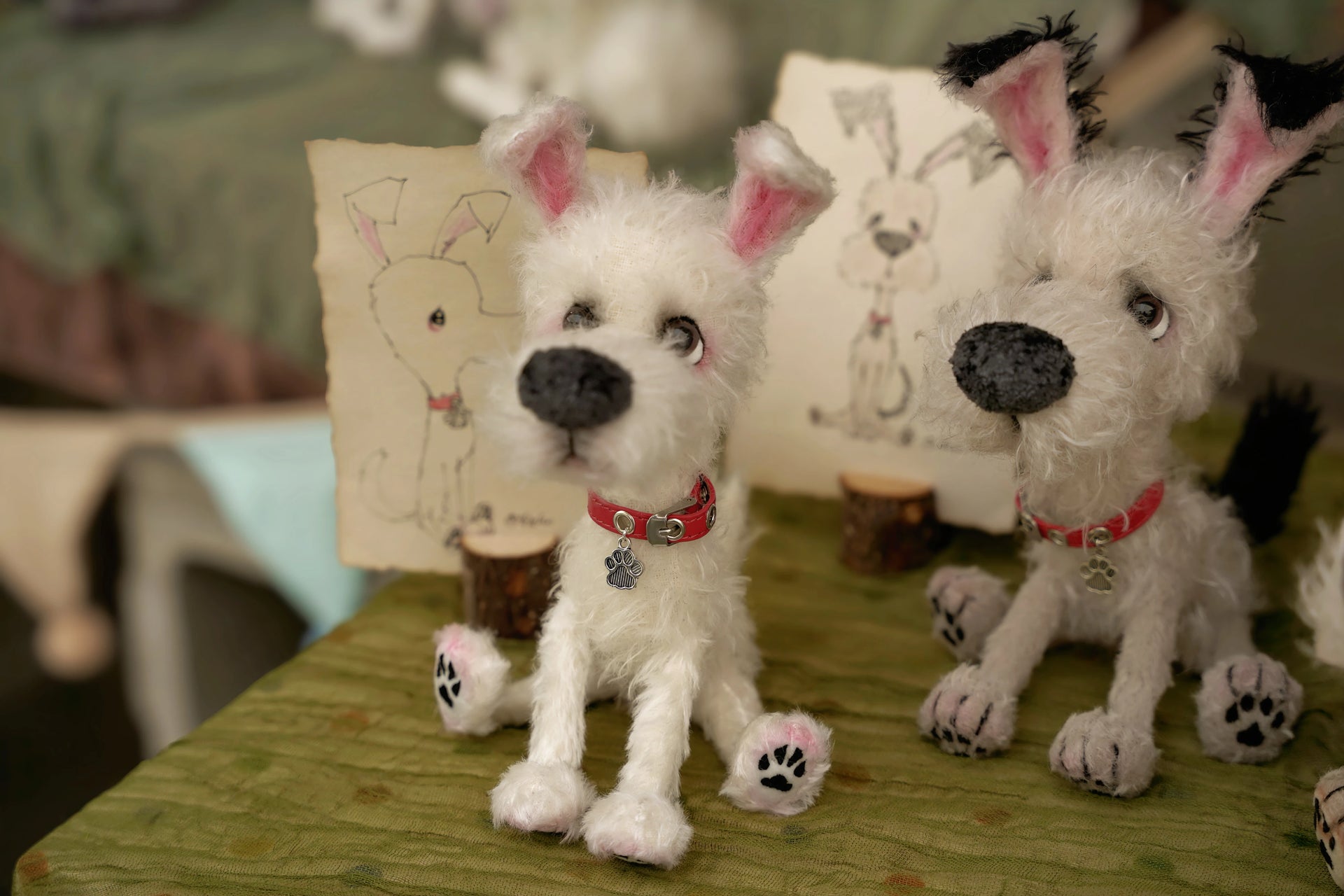 Wandering Pup - OOAK Handmade Artist Dog Doll by Yizcho - Handcrafted Artisan Collectible - SoftLore