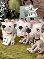 Wandering Pup - OOAK Handmade Artist Dog Doll by Yizcho - Handcrafted Artisan Collectible - SoftLore