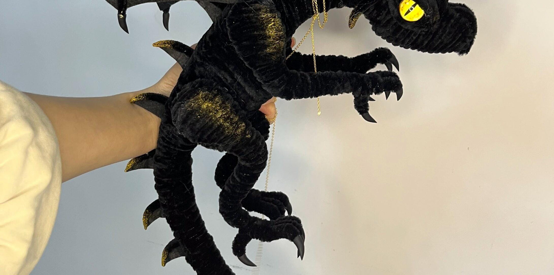 Black Dragon Art Doll DIY Kit - Poseable Fantasy Creature Craft Tutorial