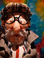 Tweed Uncle Handmade Fabric Art Doll - Handcrafted Artisan Collectible - SoftLore