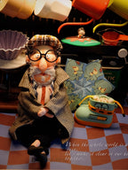Tweed Uncle Handmade Fabric Art Doll - Handcrafted Artisan Collectible - SoftLore