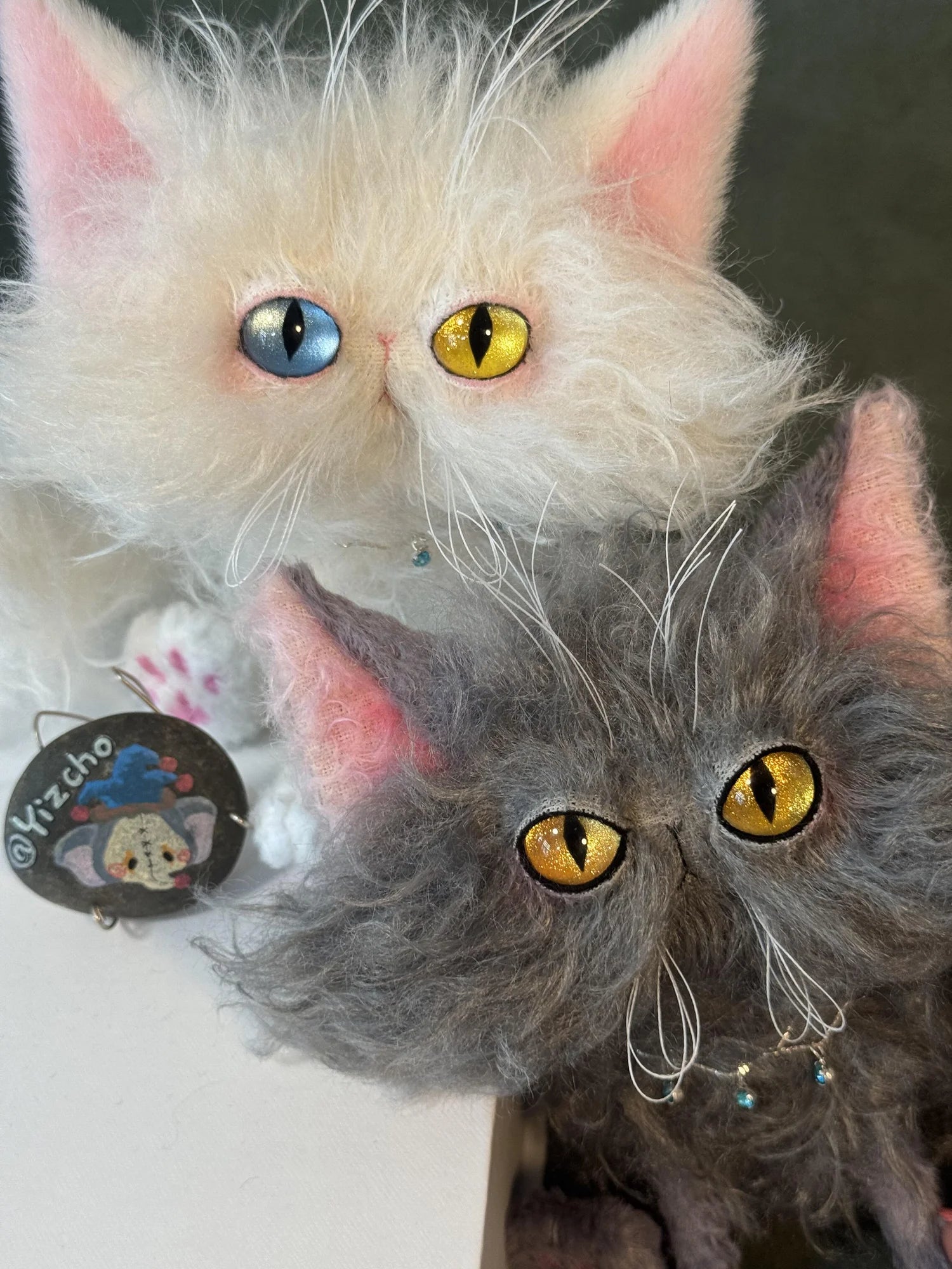 Little Dark Cloud - OOAK Handmade Cat Art Doll by Yizcho