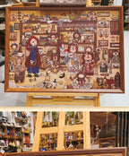 Artist's Doll Cabinet - 1000 Piece Jigsaw Puzzle - Handcrafted Artisan Collectible - SoftLore